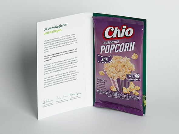 Mikrowellen Popcorn Werbeartikel